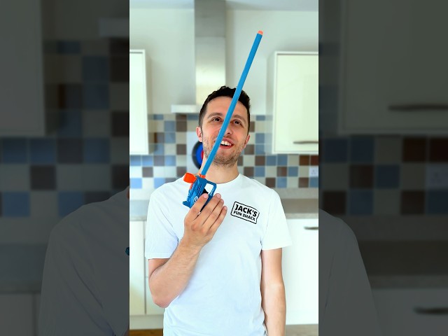 1cm vs 100cm Nerf Dart!
