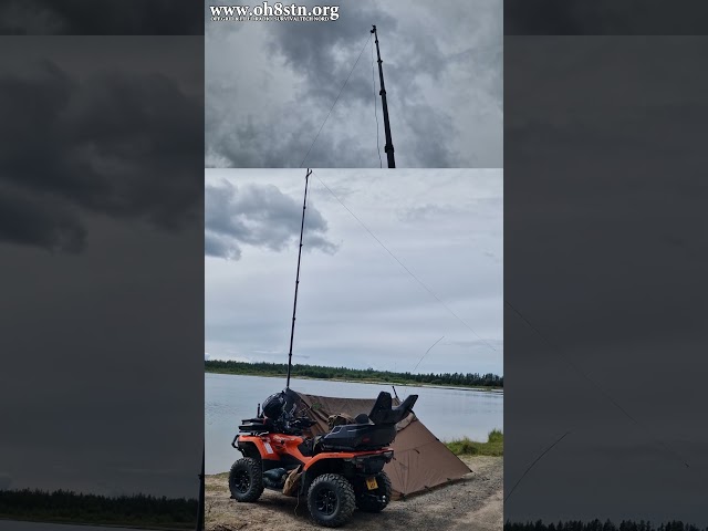 Portable Ham Radio NVIS Winlink Session | N9SAB Linked EFHW