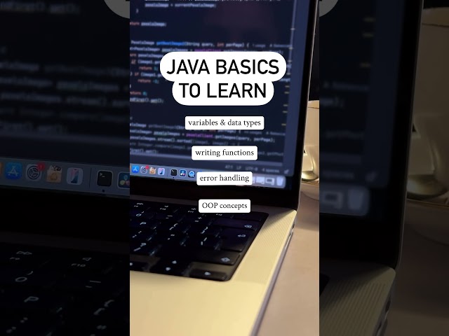 Java basics to learn #softwareengineer #coding #javatutorial