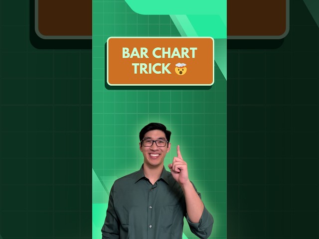 Most people don't know Excel bar charts can do this 🤯