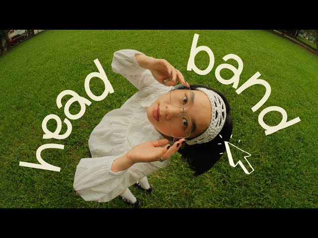 easy crochet lacy flower headband tutorial 🌼 beginner friendly hairband