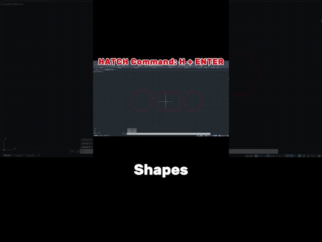 The Fastest Way to Hatch in AutoCAD #autocad #autocadshortcuts #autocadtutorial #caddesign