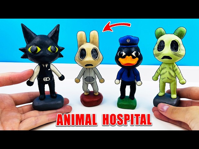 I Made ANOMALY Characters from Animal Hospital Roblox with Clay