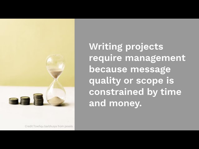Writing Project Management