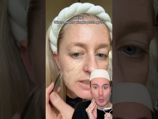 VIRAL INVISIBLE PIMPLE PATCHES!😱 #pimple #acne #acnetreatment #skincaretips #skincareroutine