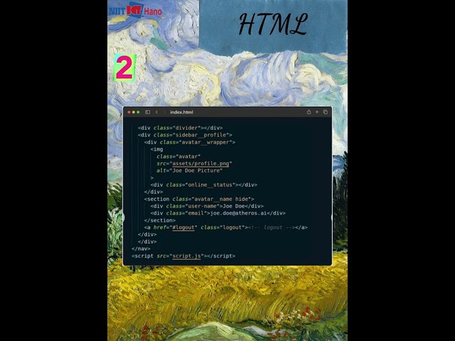 Day 1: Sidebar #xuhuong #niiticthanoi #hoclaptrinh #hoclaptrinhjava #css #python #java #laptrinhweb