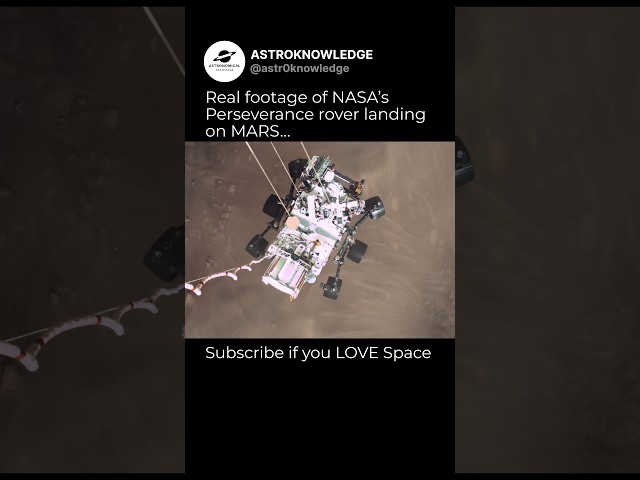 The Moment Perseverance Landed on MARS…