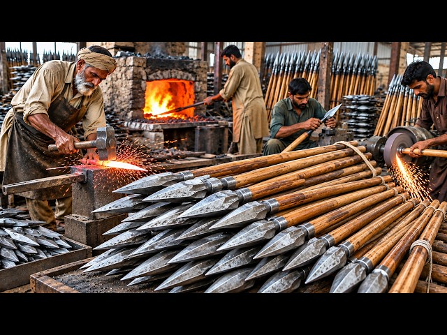 How Tent Pegging Lances Are Made by Hand in a 100-Year-Old Blacksmith Workshop