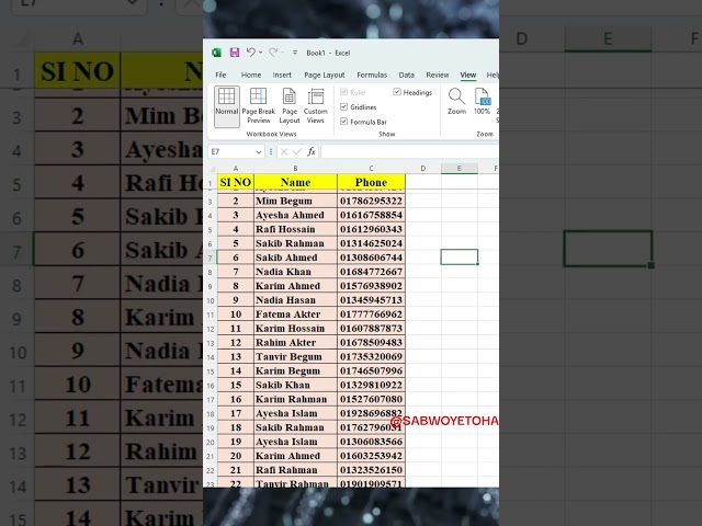 microsoftexcel 32 Top Row Freeze #tricks #excel