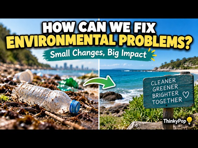 How Can We Fix Environmental Problems? | Small Changes, Big Impact #Sustainability #Waste #Pollution