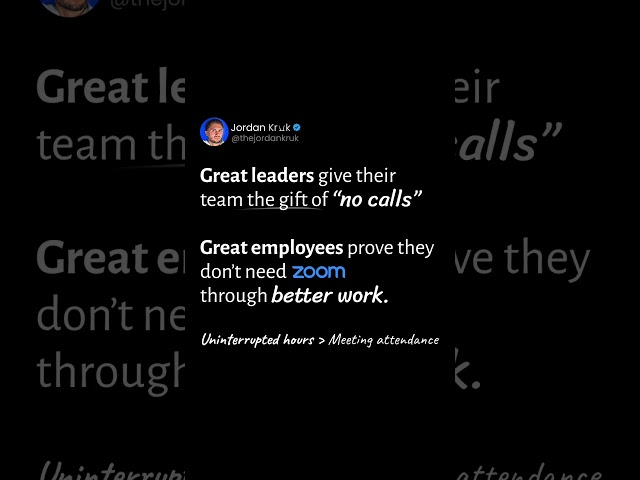 The least calls the ... #remotework