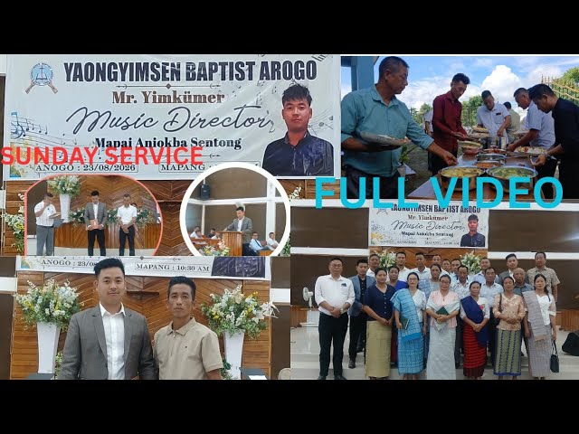 Mr.Yimkumer Music Director Mapai Aniokba Sendong (Sunday Service) At Yaongyimsen Baptist Church ⛪️ 
