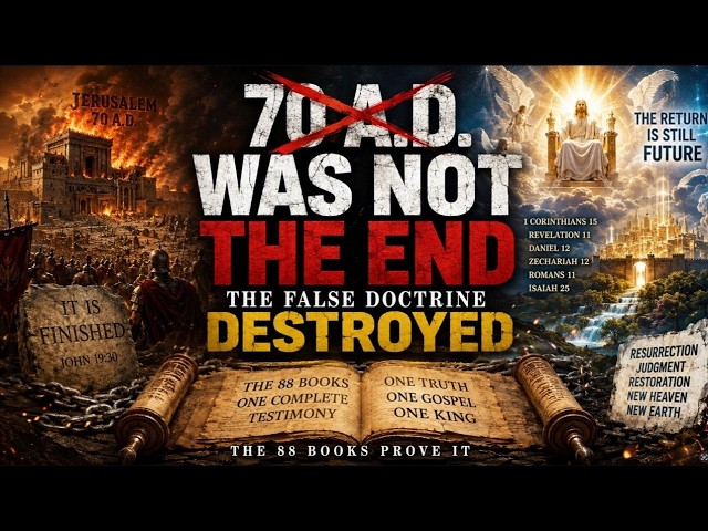 [DOCTRINE OF DEMONS]  PRETERISM 70 A.D -  Destroyed By Scripture