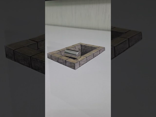 3d drawing hole illusion  #shorts #3d #drawing