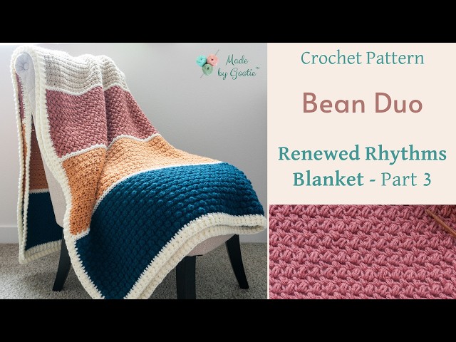 Bean Duo - Crochet Bean Stitch Pattern