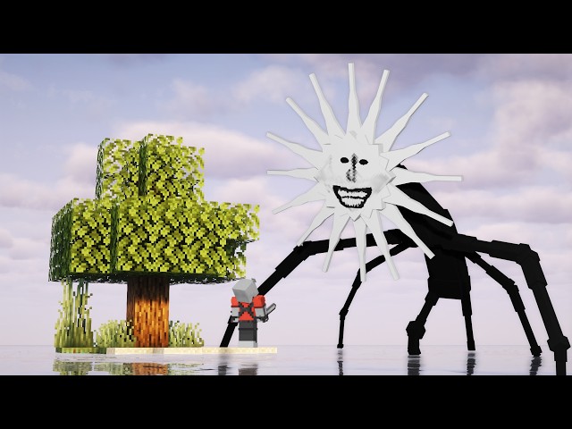Horror Minecraft, But It's A TINY ISLAND