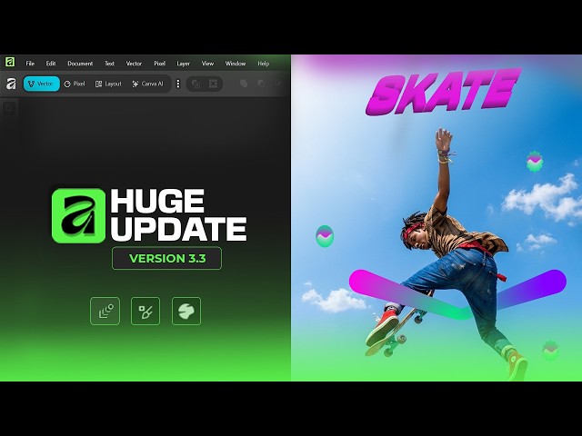 Affinity Updates we've been waiting for | Amazing features + practical examples Tutorial
