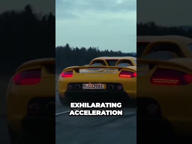 The Notorious Reputation of Porsche Carrera GT Unveiled Beauty Power #shorts