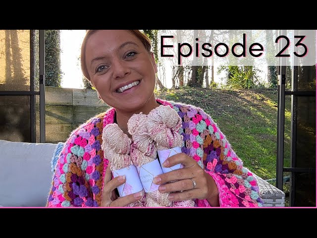Summer Tee FO! 🧶 WIPs & NEW Yarn & Glitter Plans! ✨ Episode 23 - Knitting & Crochet Podcast