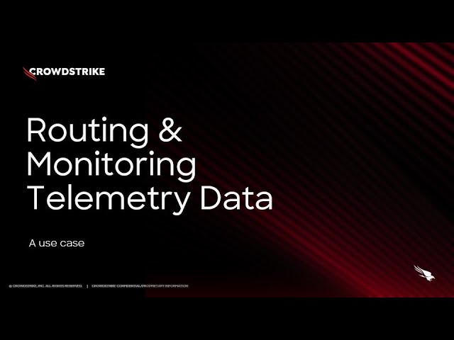 Routing and Monitoring Telemetry Data