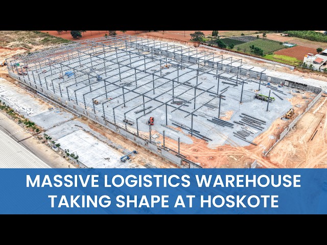 How Do You Build a 198.7m-Long Warehouse? | Bheeemaa Infra