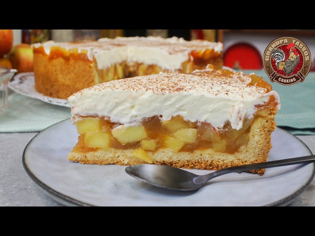 More Apples Than Dough! The Ultimate German Apple Cake! The Juiciest Apple Wine Tart Recipe