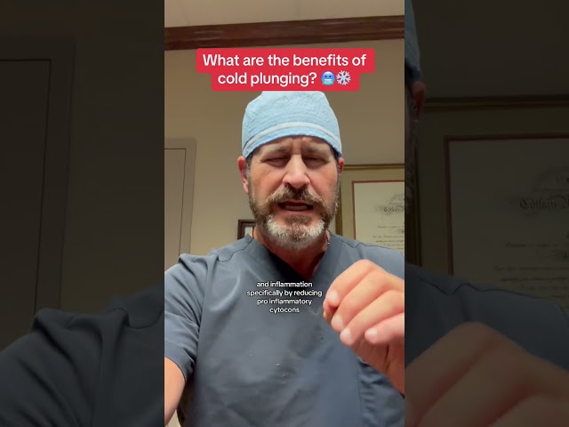 What are the benefits of cold plunging? #doctor #surgeon #coldexposure #coldplungetherapy #fypツ