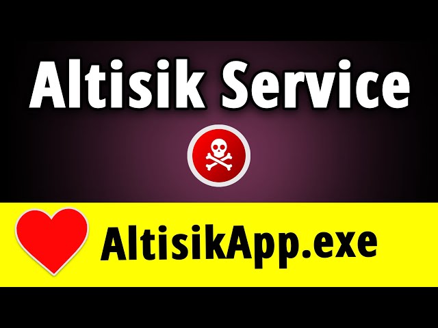 Altisik Service Virus: How to Manually Remove Altisik Service?