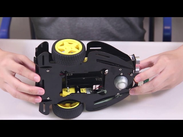 SunFounder Ezblock PiMobile-Smart Car Kit for Raspberry Pi-Assembly