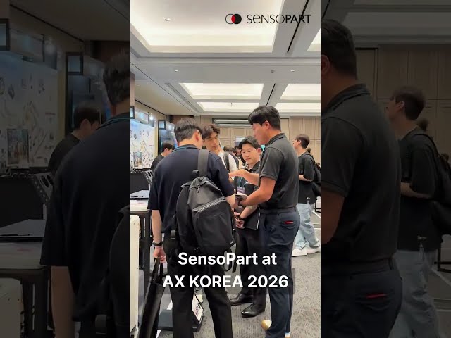 AX KOREA 2026 현장! SensoPart가 선보인 스마트 자동화 솔루션