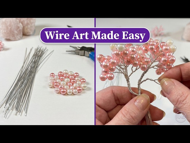 Transform Wire Branches, Create a Wire Tree, Wire Art made Easy