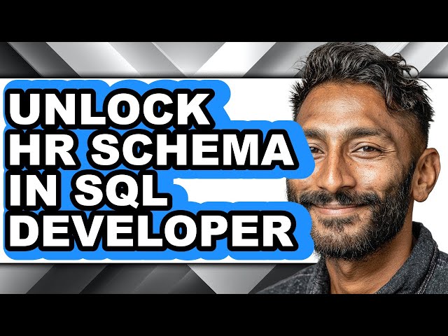 How to Unlock Hr Schema in Sql Developer (only Way)