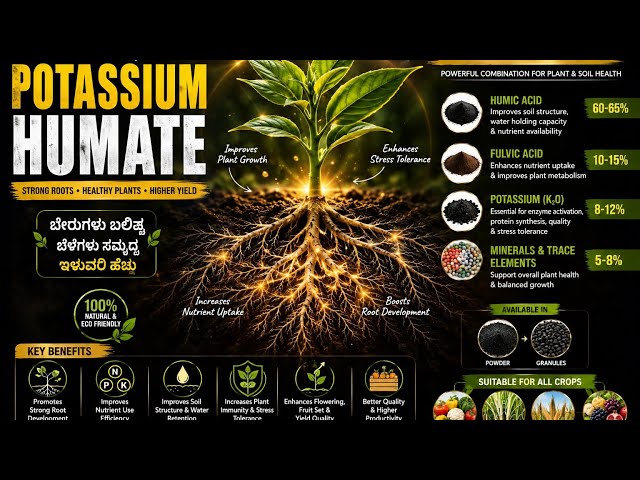 Potassium Humate- The soil doctor