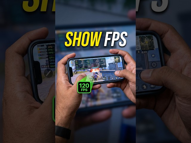 Hoe to Show Real FPS & Thermal Meter on Any iPhone ( iOS )