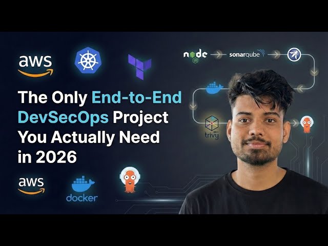 End-to-End DevSecOps Kubernetes Project | GitOps | Docker | AWS | Terraform | Jenkins | ArgoCD