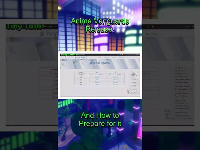 [Anime Vanguards] How to Prepare For Release!