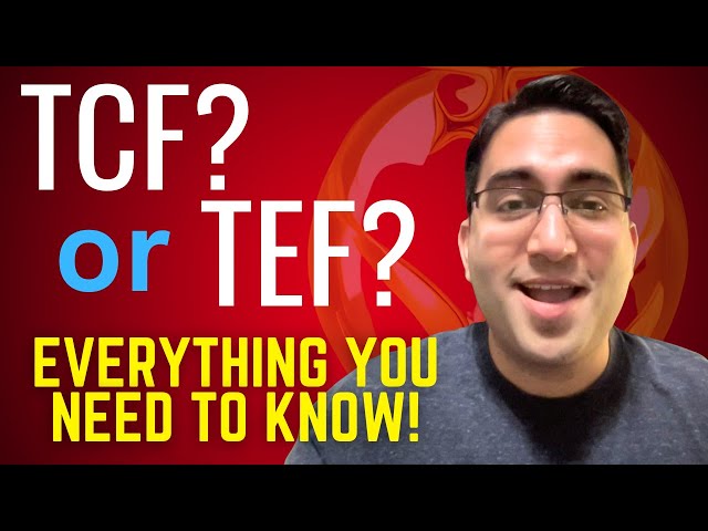 TEF and TCF French Exam Prep for Canadian Immigration