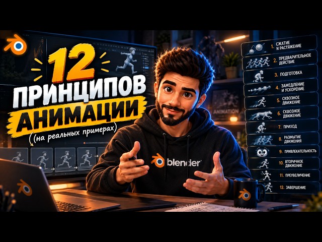 Почему твоя анимация выглядит плохо? 12 главных правил