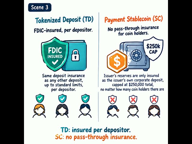 Tokenized Deposit vs Stablecoin  #banking #digitalassets #fintech