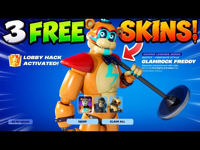How to Get 3 FREE SKINS in Fortnitemares!