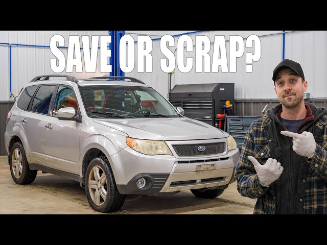SAVE OR SCRAP? The $300 SUBARU FORESTER with a $4000 REPAIR ESTIMATE