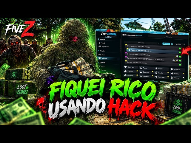 HOW TO GET RICH USING HACKS IN FIVEZ ON FIVEM GTA RP EXTERNAL MOD MENU