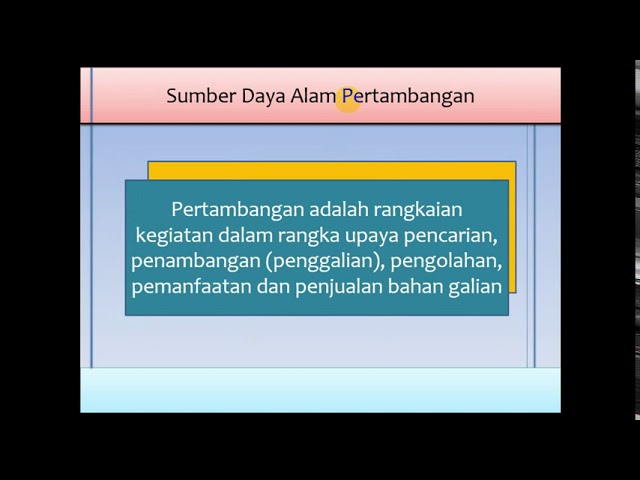VIDEO PENGELOLAAN SDA INDONESIA MAPEL GEOGRAFI KELAS XI IPS