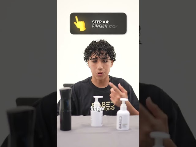 Emilio Curly Hair Routine