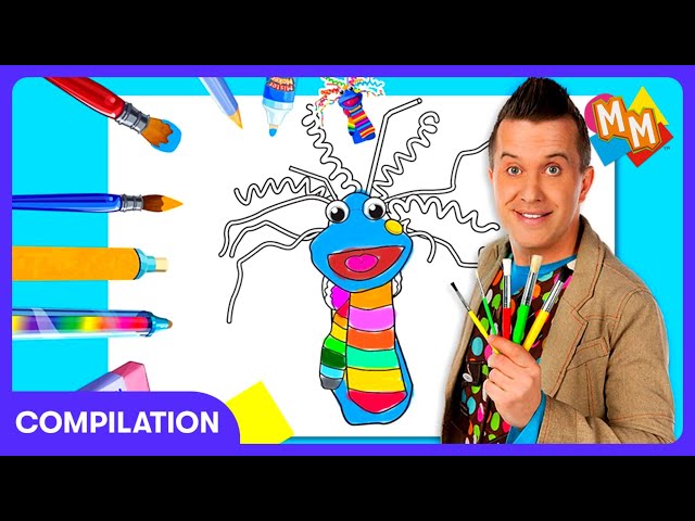 Mister Maker Makes AMAZING Swirls! 🎨 Mister Maker | Full Episodes for Kids