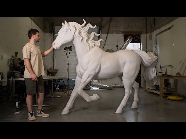 My Biggest 3D Print Ever -  Epic Full Sized Horse
