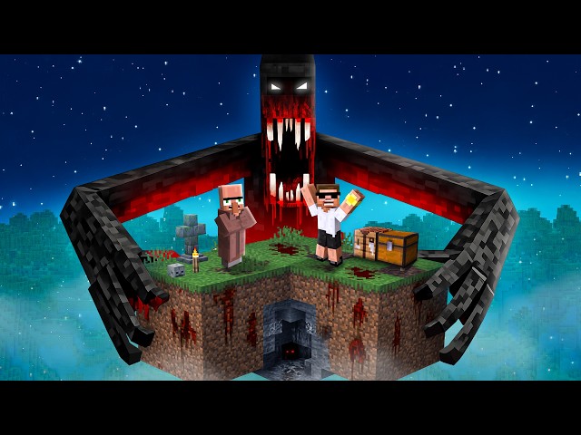 Surviving 5 Nights on Scary Oneblock in Minecraft..