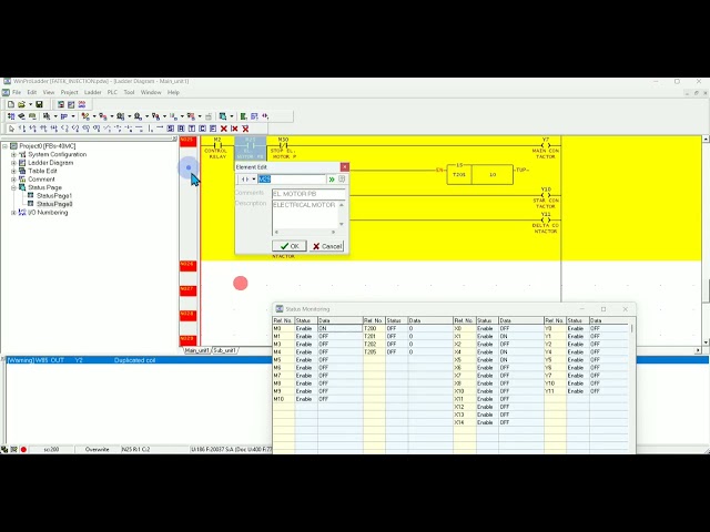 FATEK PLC WINPROLADDER [ INJECTION MOULDING MACHINE LAST PART ] PROGRAMMING