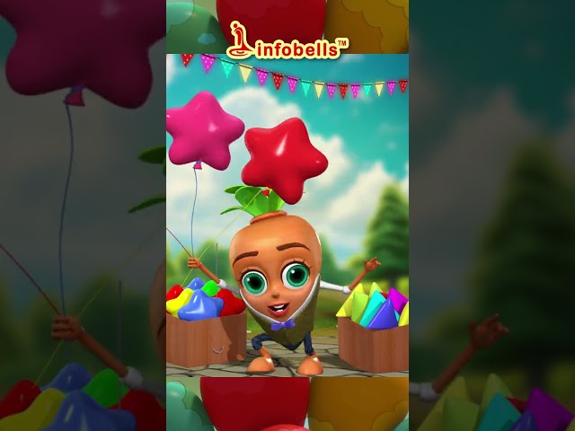 എനിക്ക് ബലൂണുകൾ വേണം -Colour Balloons Songs | Malaylam Kids Songs & Cartoons | Infobells #babysongs