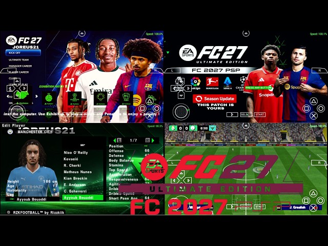 EA SPORTS FC 27 PPSSPP NEW UPDATE  ANDROID OFFLINE  Callname fixed League Kits 2026/2027